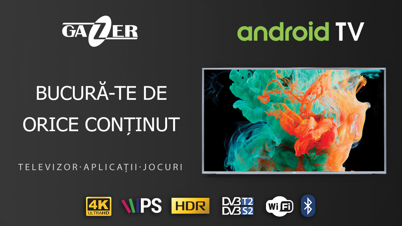 Gazer actualizează specificațiile televizoarelor Smart TV