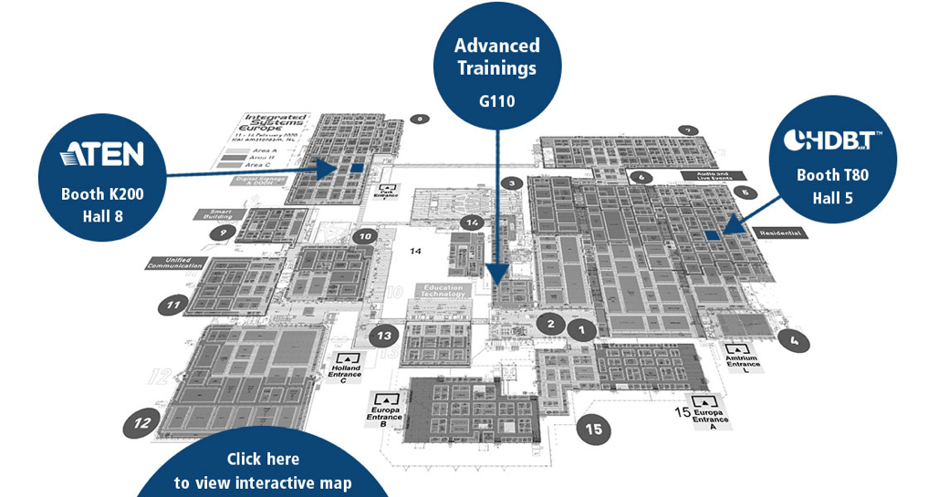 ATEN va prezenta noi soluții AV/IT la ISE 2020