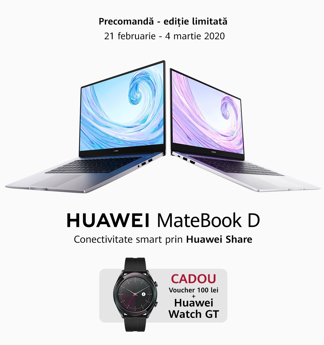 Noua serie HUAWEI MateBook D disponibilă acum în România