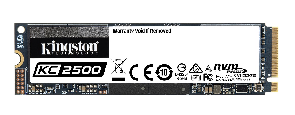 Kingston lansează KC2500, un nou SSD NVMe PCIe