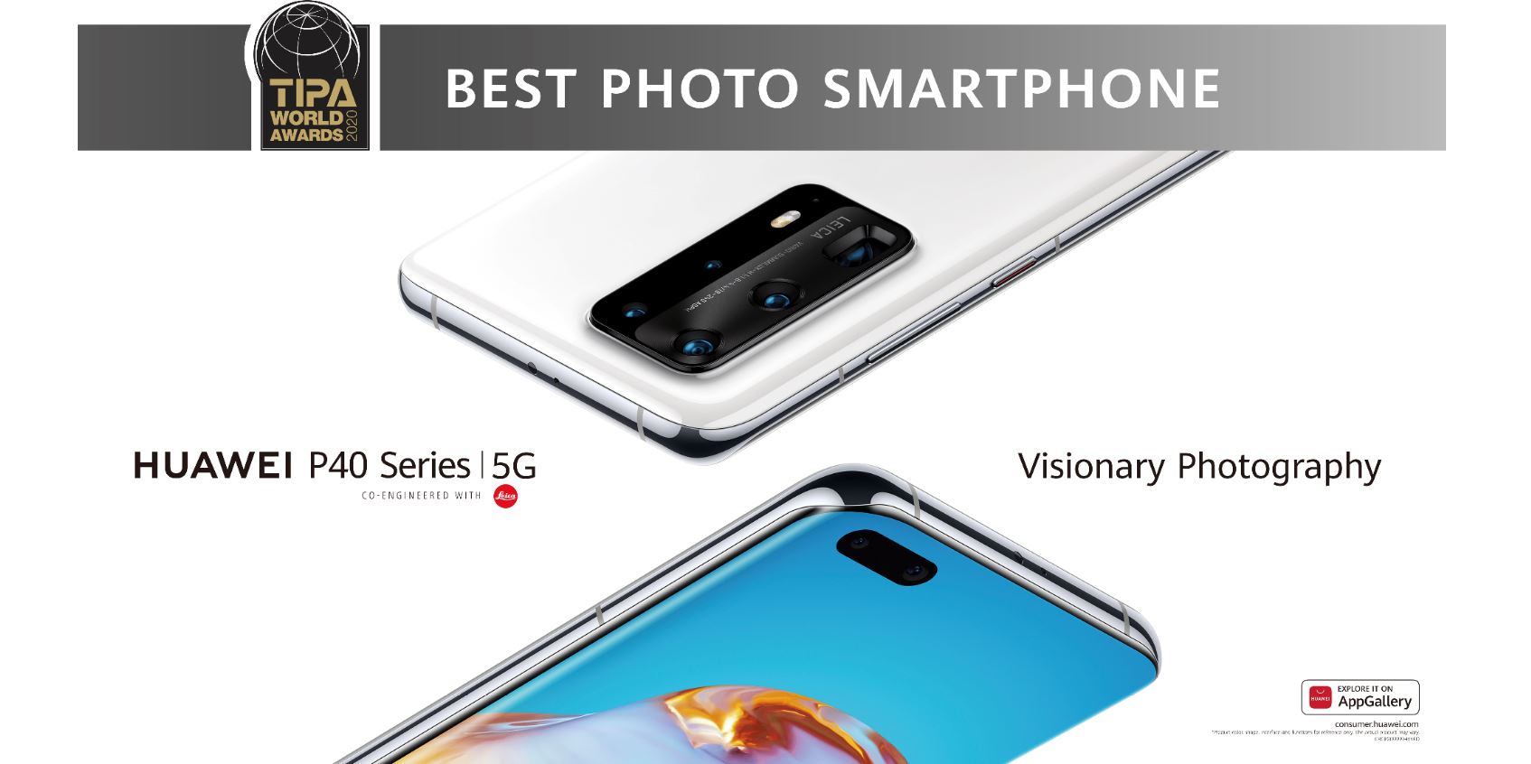 Huawei P40 Series câștigă premiul TIPA