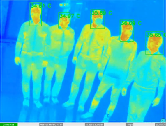 Thermal Analyzer with Face Detection