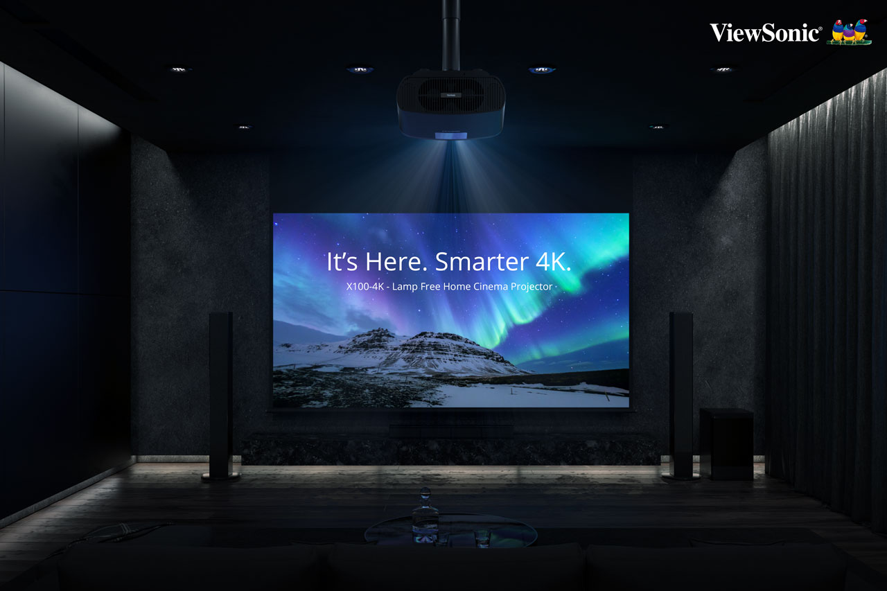 Noul proiector ViewSonic Smart LED X100-4K vine în Europa