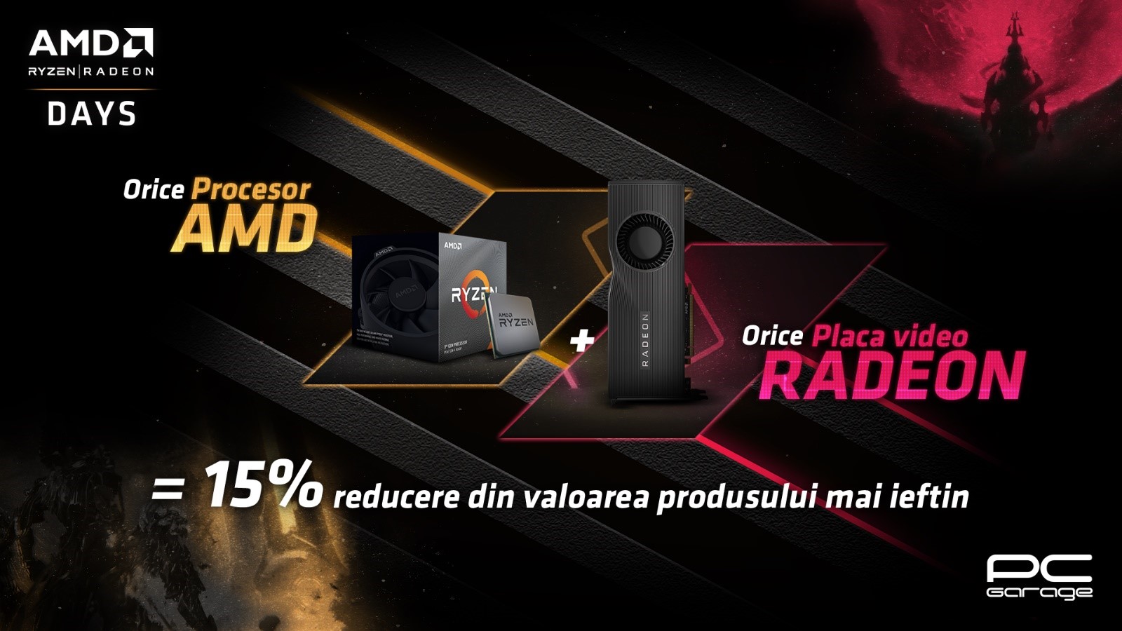 PC Garage dă startul zilelor AMD