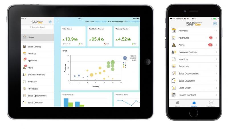 SAP Business One pentru Android şi iOS. Intraţi în era mobilităţii