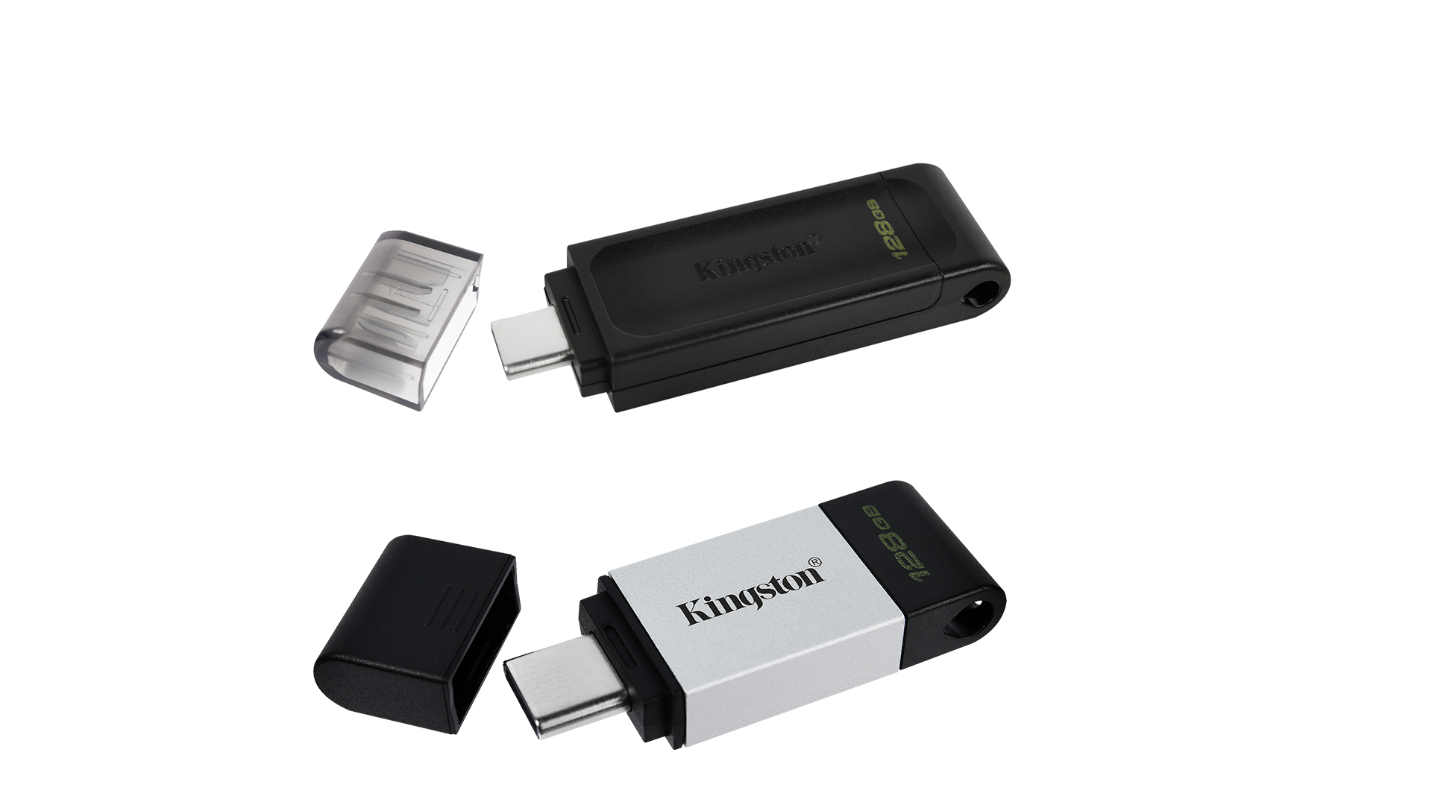 Kingston DT70 și DT80, două unități de stocare flash pe interfață USB-C