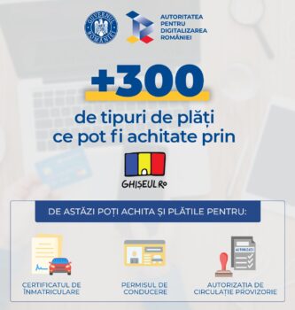 Peste 300 de tipuri de plăți pot fi achitate online prin Ghișeul.ro