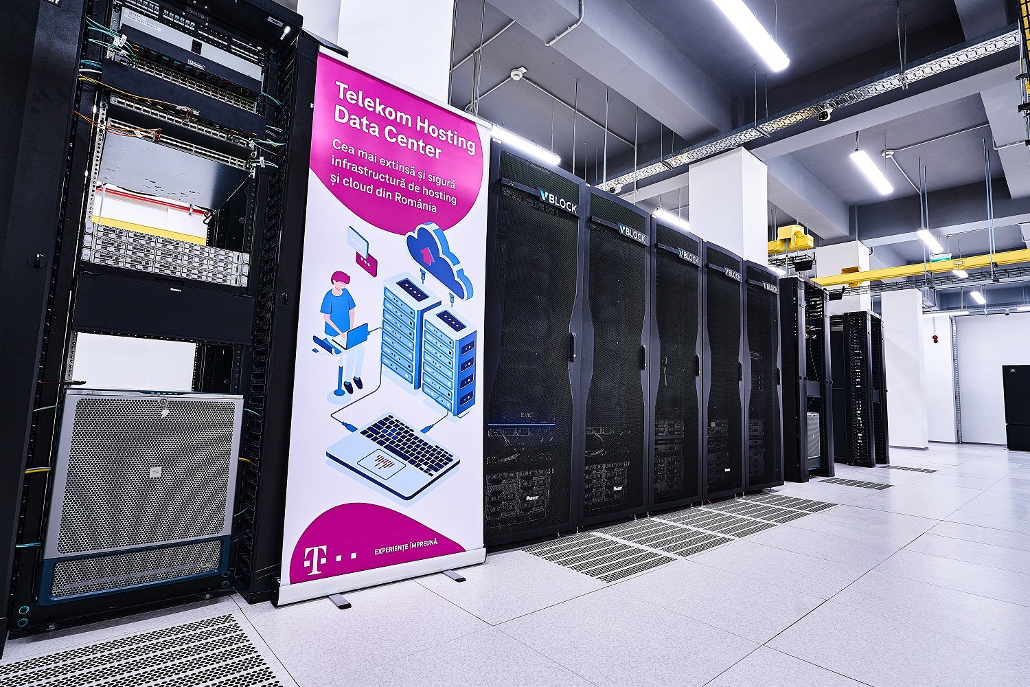 Telekom HDC Cluj-Napoca - rack de conectivitate cloud