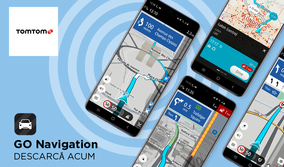 Noutăți în HUAWEI AppGallery: Aplicația TomTom GO Navigation, disponibilă în magazinul virtual