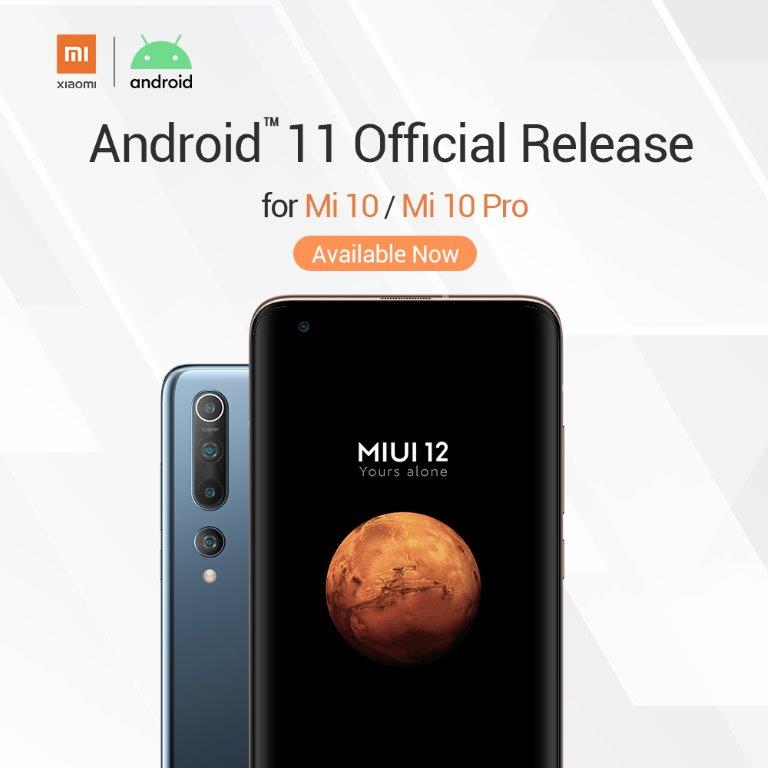 Xiaomi lansează oficial Android 11 pe modelele Mi 10 și Mi 10 Pro