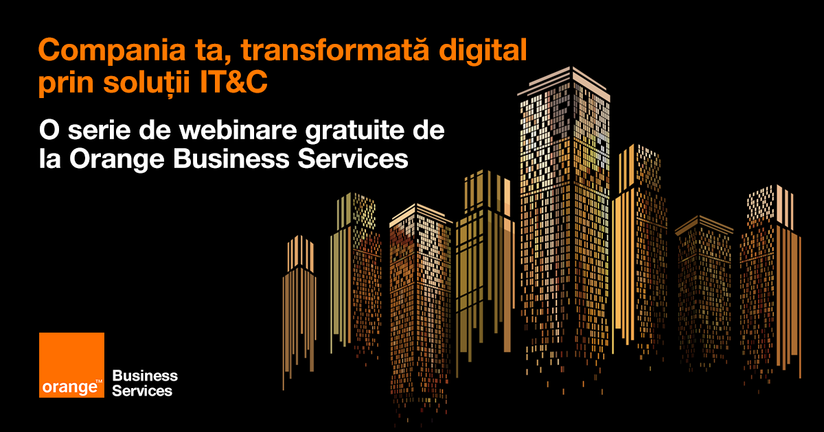 Webinare gratuite dedicate tehnologiei oferite de Orange Business Services