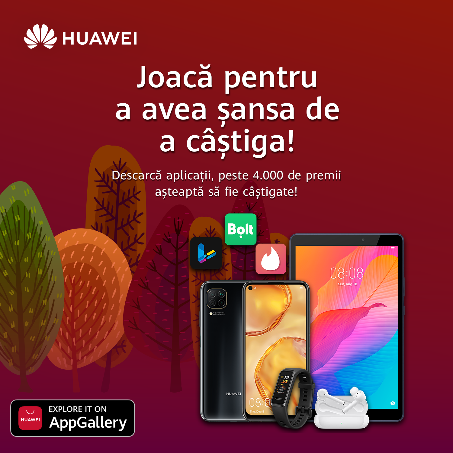 Campania de toamnă Festival of Apps, disponibilă într-o nouă etapă pentru utilizatorii HUAWEI AppGallery