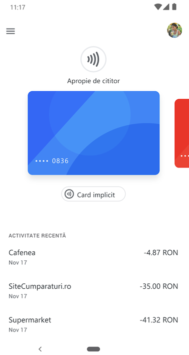 Google Pay prin aplicațiile partenerilor