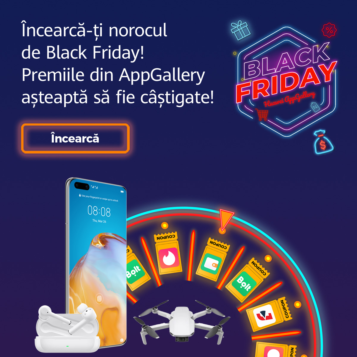 Noua campanie Huawei cu premii atractive pentru toți utilizatorii de smartphone cu Android