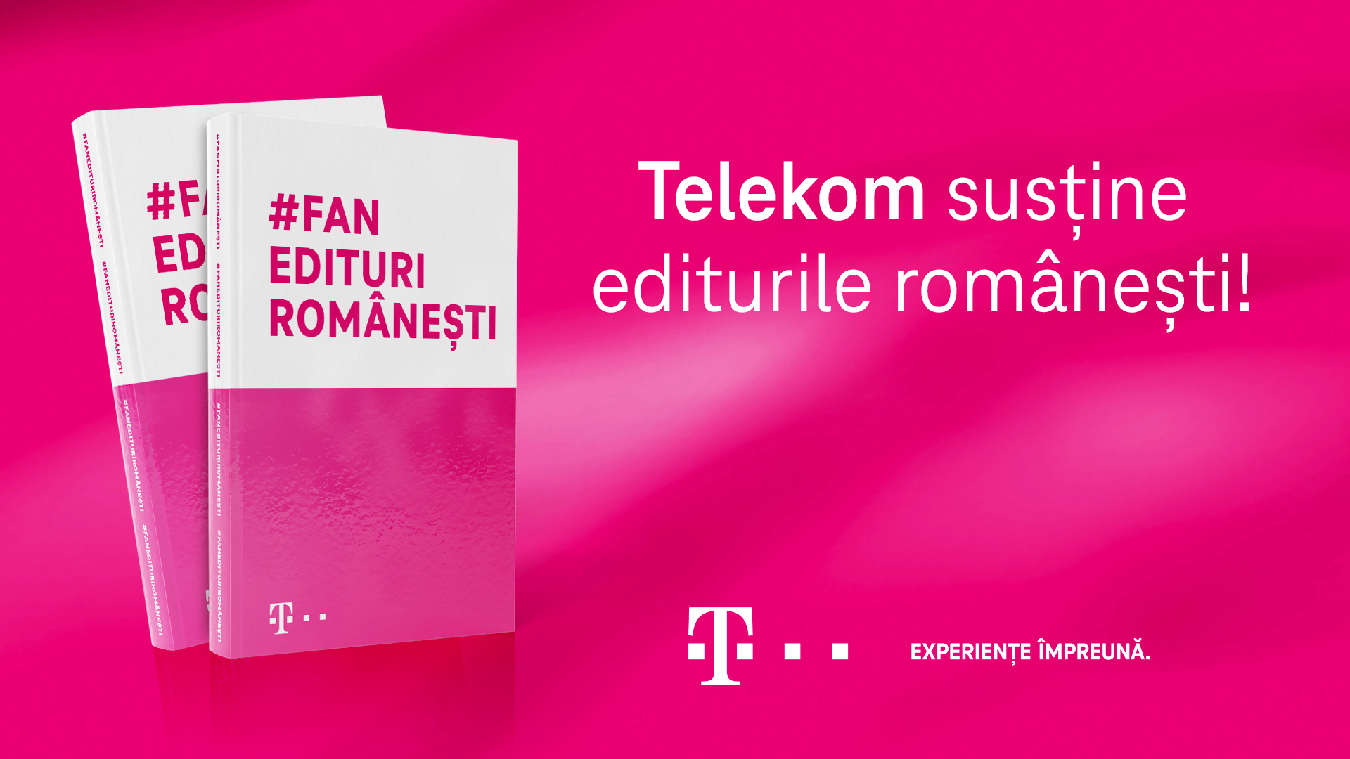 Telekom Romania susține editurile autohtone și încurajează lectura