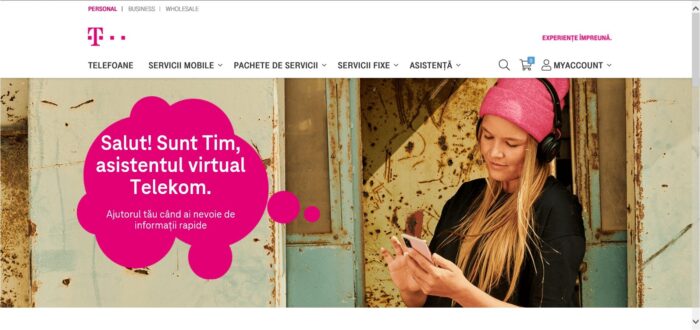 Telekom Romania-Chatbot Tim