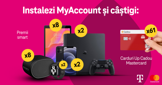 O nouă campanie Telekom care premiază utilizatorii MyAccount