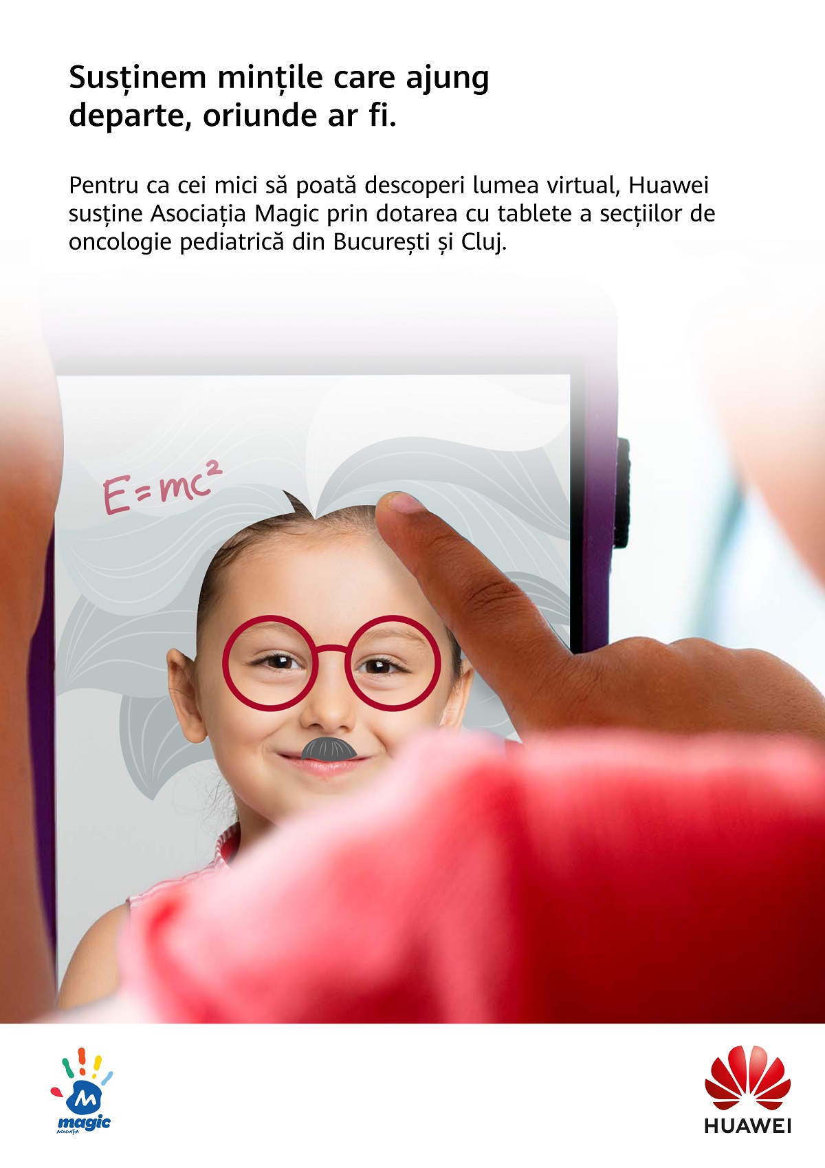 Huawei susține Asociația Magic prin echiparea cu tablete a secțiilor de oncologie pediatrică