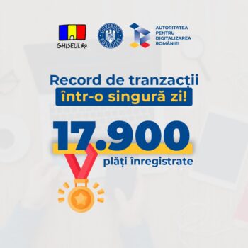 17.900 de plăți realizate într-o singură zi-Record absolut de tranzactii pe Ghișeul.ro