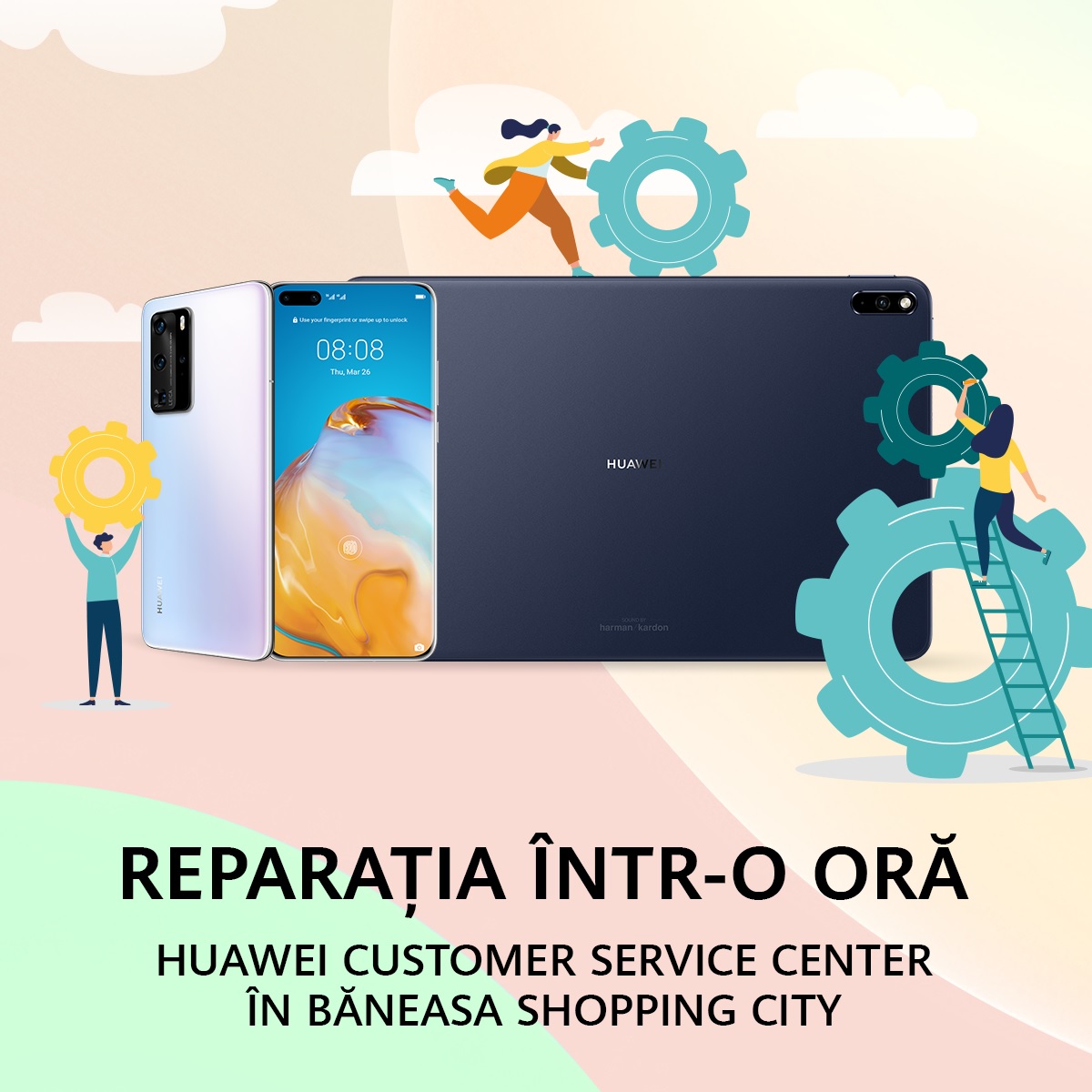 Huawei deschide un nou spațiu de service în Băneasa Shopping City