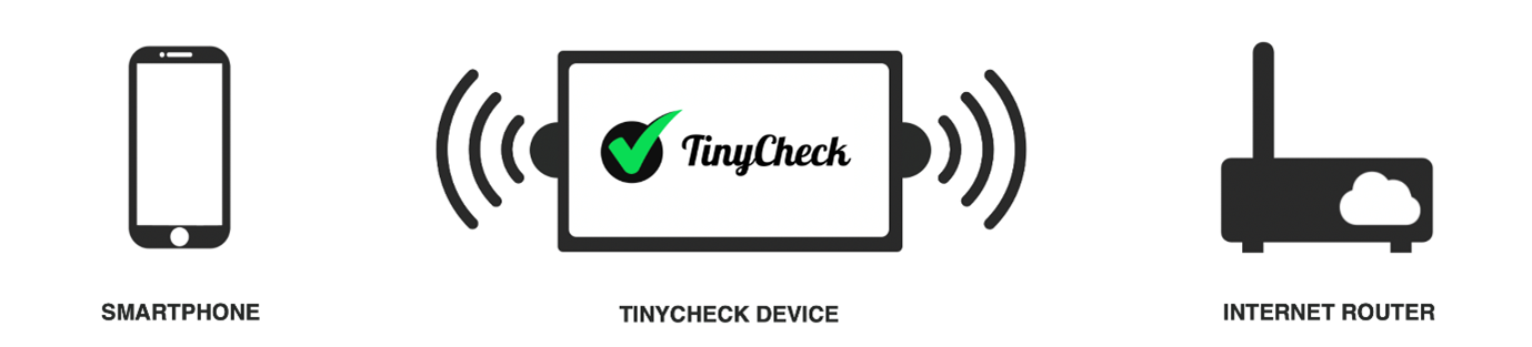 Figura 4. O prezentare a modului în care funcționează TinyCheck.