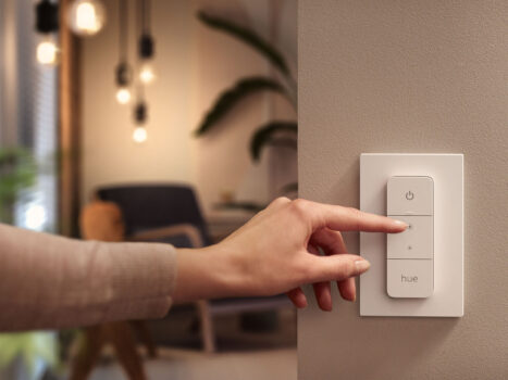New Philips Hue dimmer switch - lifestyle shot 1