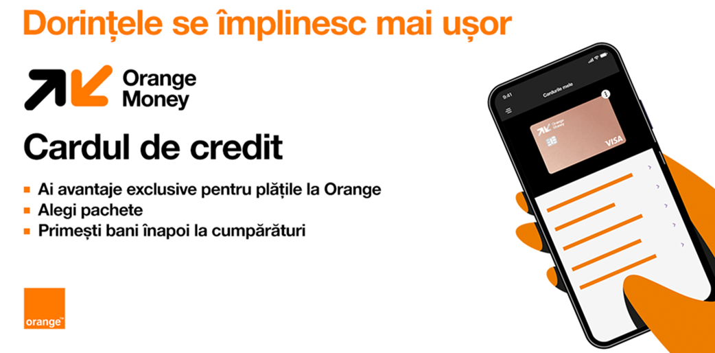 Orange Money lansează cardul de credit care le permite clienților să-și aleagă beneficiile