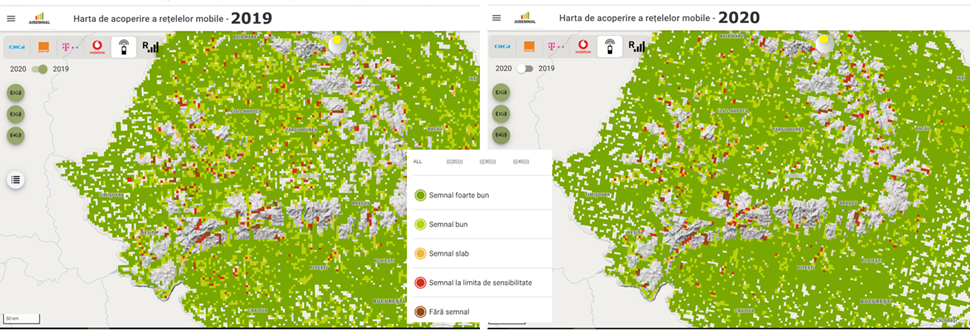 Operatorii și-au îmbunătățit acoperirea cu semnal de voce mobilă în 2020