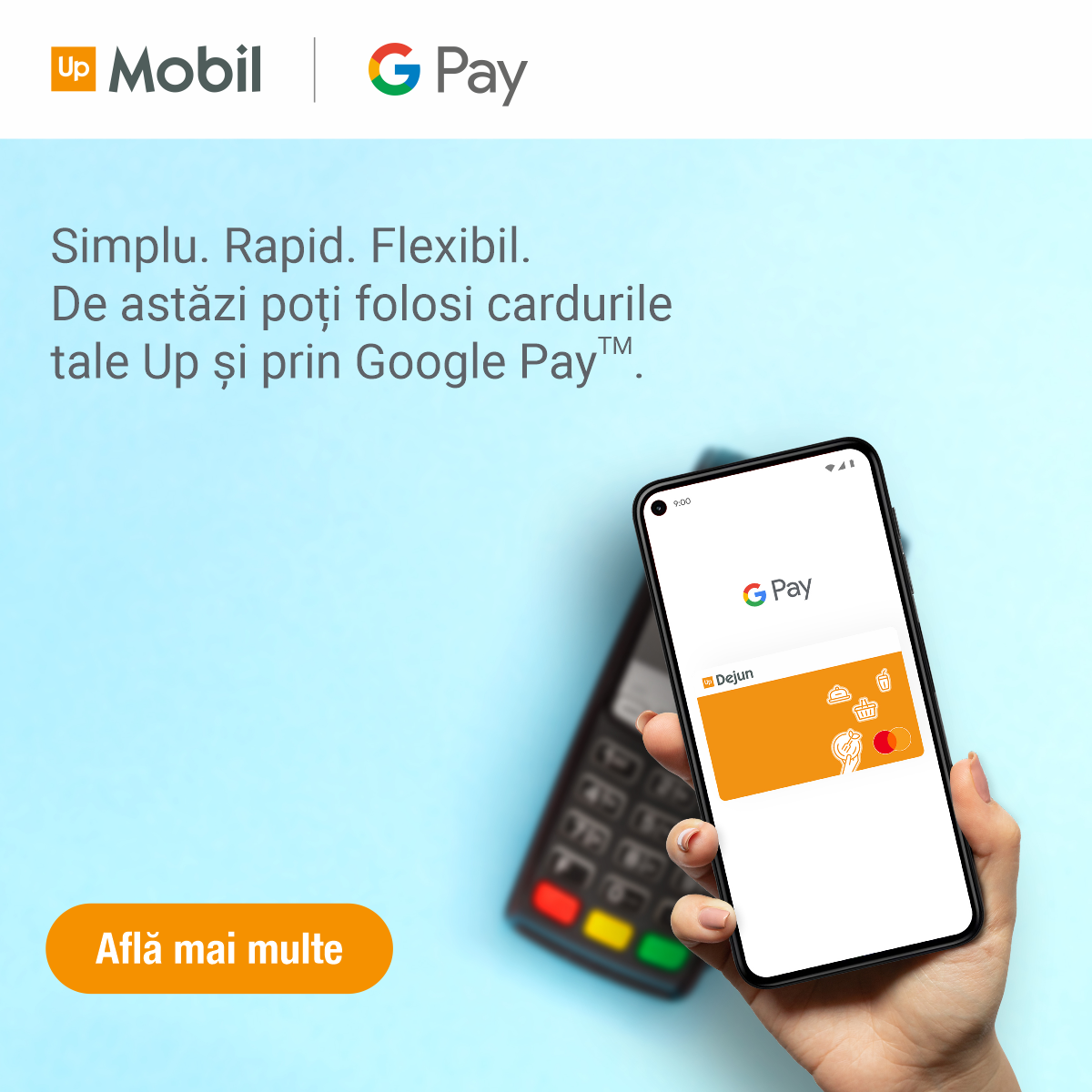 vizual comunicat Google Pay