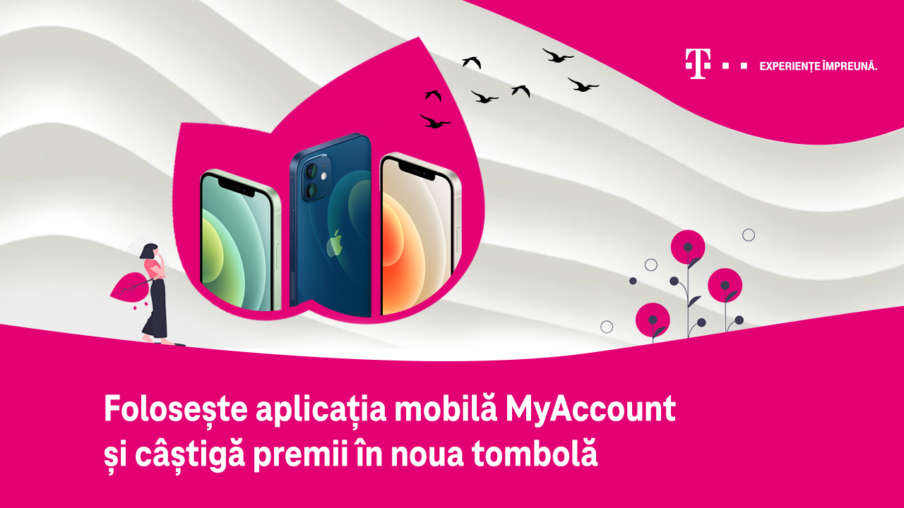 Premii de mii de euro pentru utilizatorii aplicației mobile MyAccount