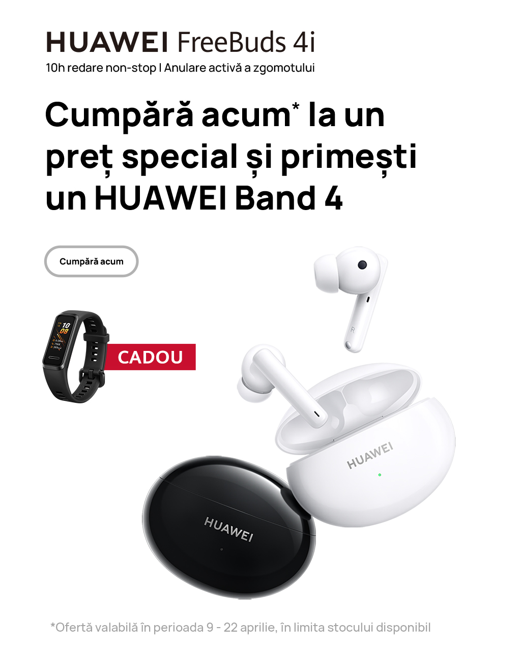 Ofertă bundle HUAWEI FreeBuds 4i