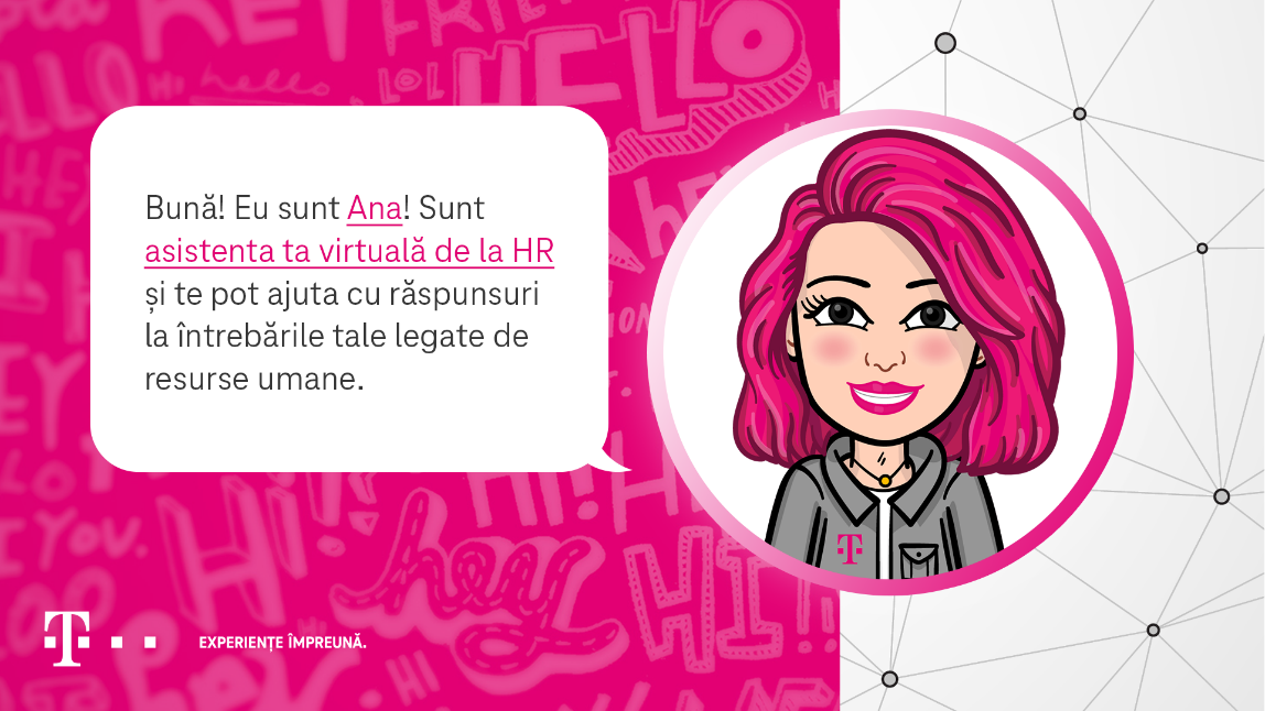 Telekom Romania lansează chatbot-ul ANA, pentru a oferi suport HR angajatilor