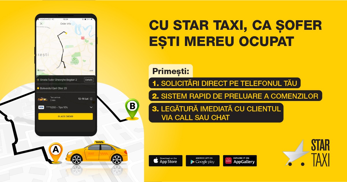 Tehnologia care a schimbat piața națională de taximetrie