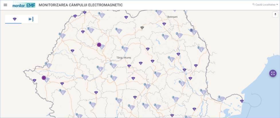 Rezultatele măsurărilor de câmp electromagnetic realizate de ANCOM