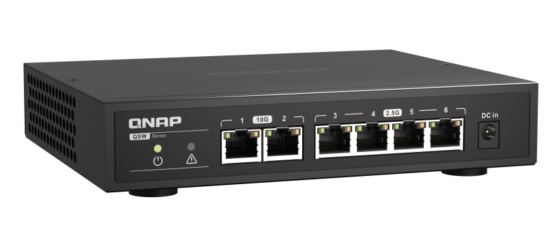 QNAP lansează switch-urile fără management QSW-2104 de 6 porturi cu conectivitate 10GbE și 2,5GbE pentru profesioniști și birourile mici