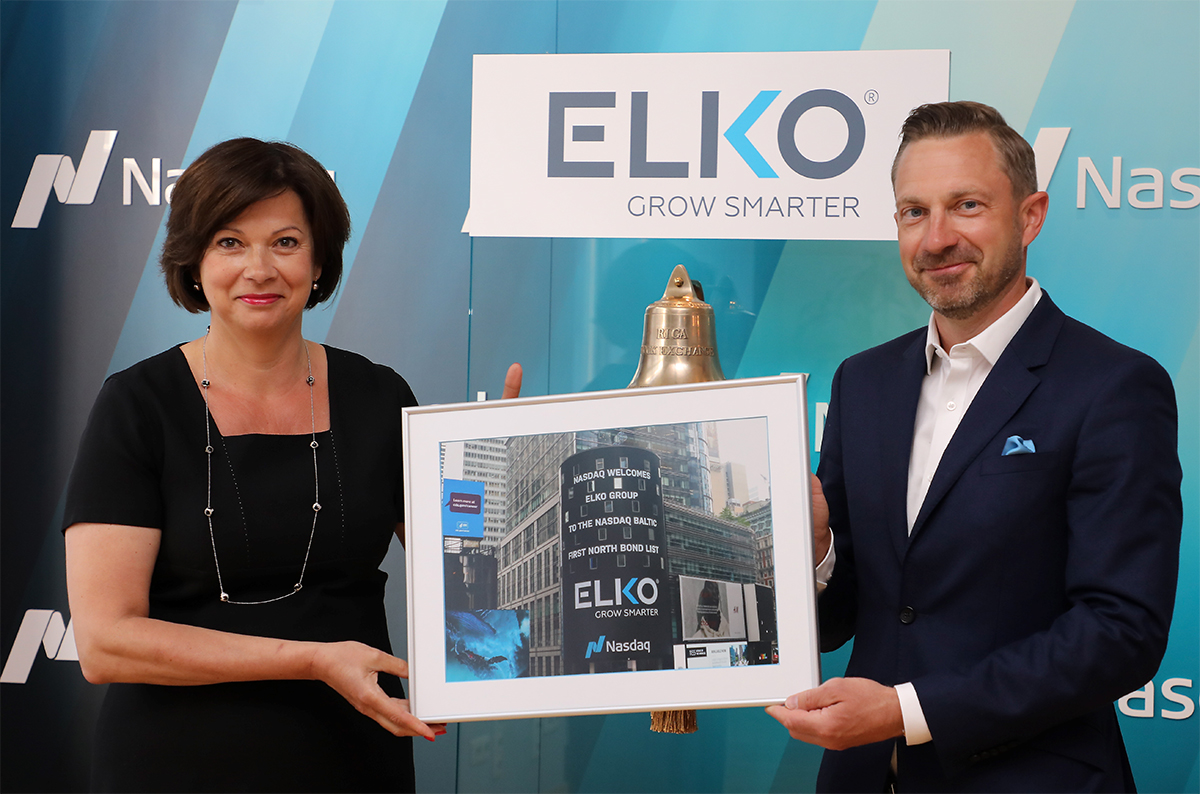 Obligațiunile ELKO Group sunt listate pe piața Nasdaq Baltic First North