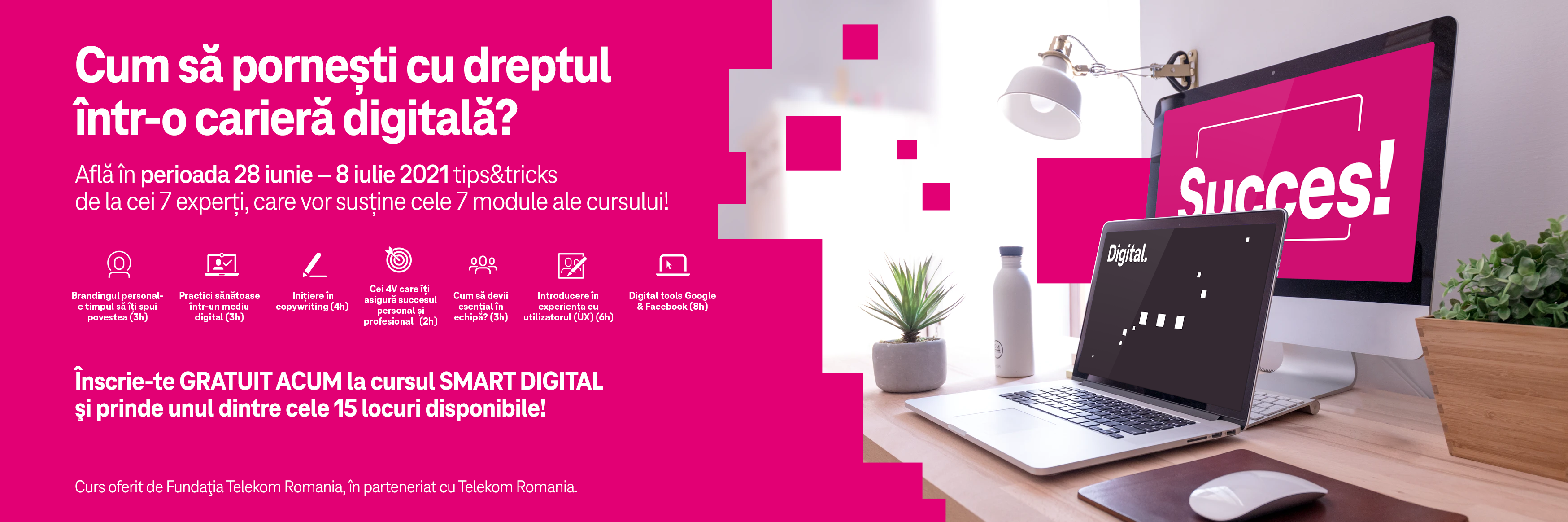 Curs online gratuit de competențe digitale introductive