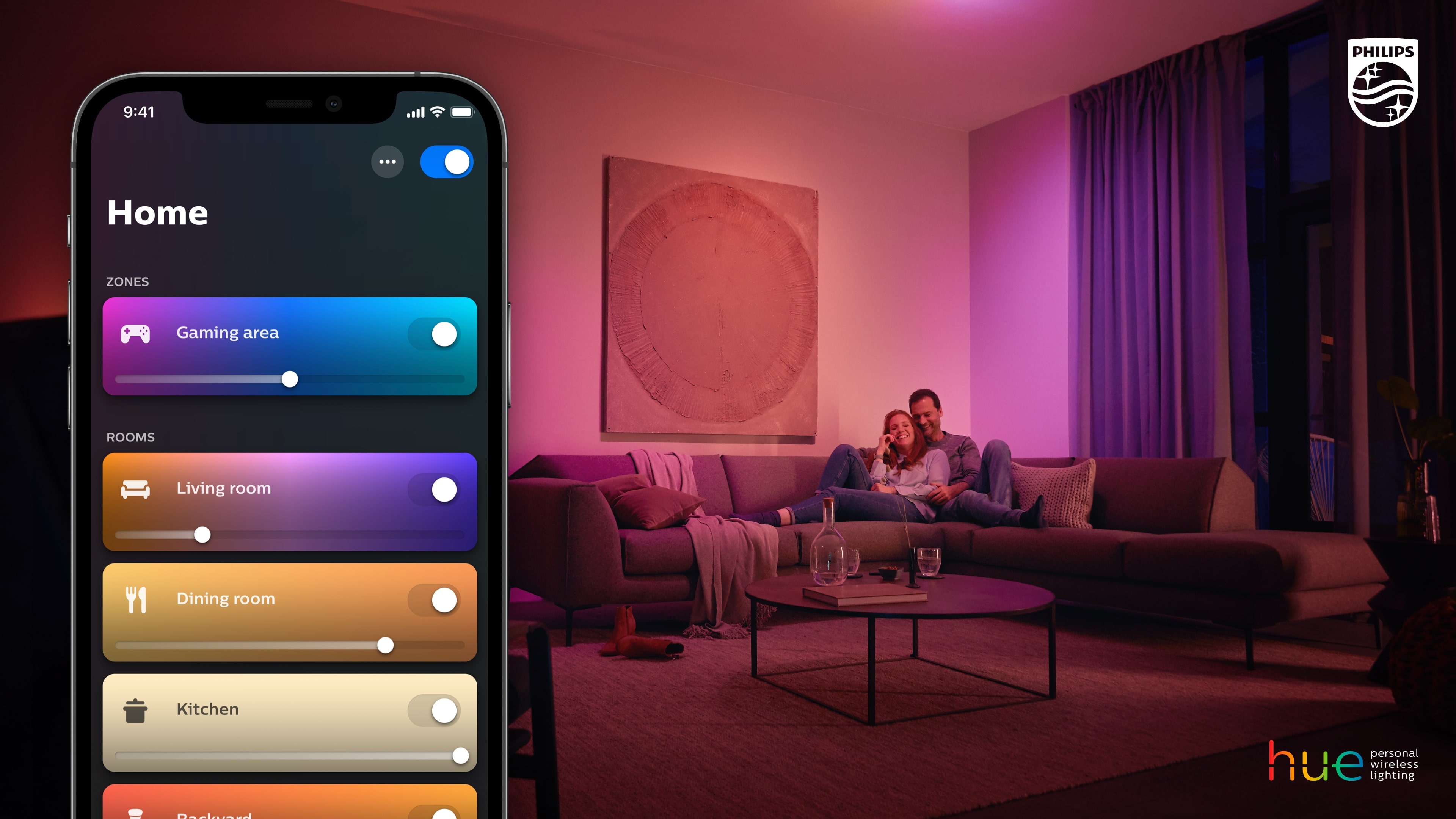 Noua aplicație Philips Hue pregătită pentru viitor