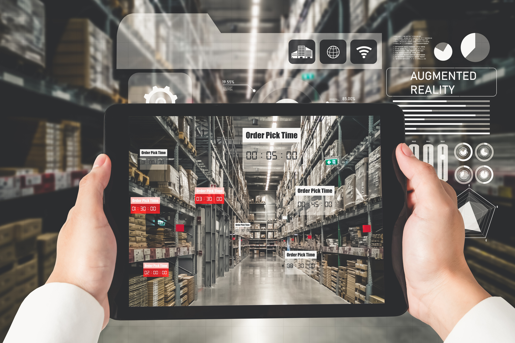 Smart warehouse management system using augmented reality technology