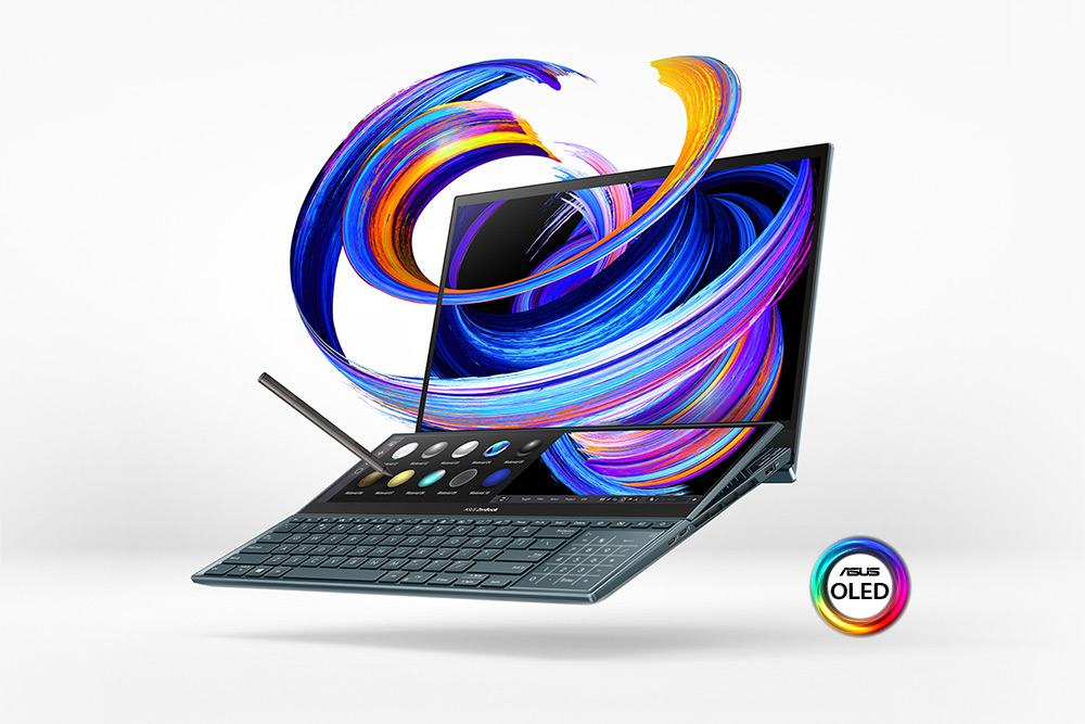 ASUS a adus în România laptopul flagship ZenBook Pro Duo 15 OLED cu ecran principal 4K și ScreenPad Plus