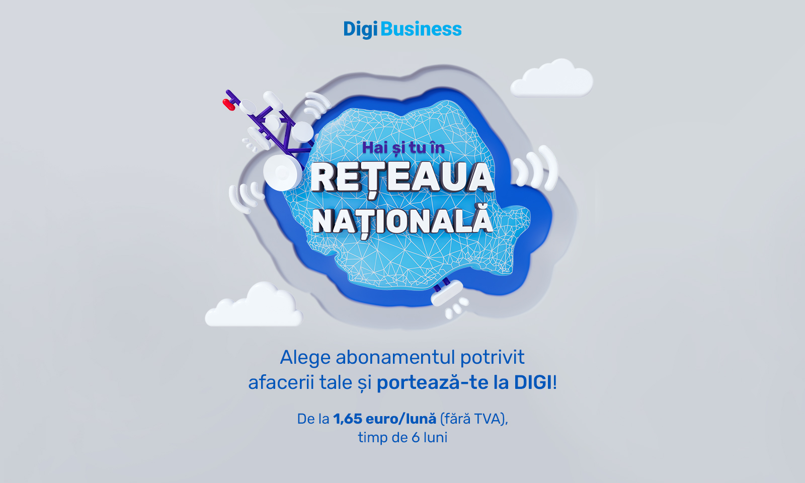 DIGI Business lansează Rețeaua Națională pentru clienții persoane juridice