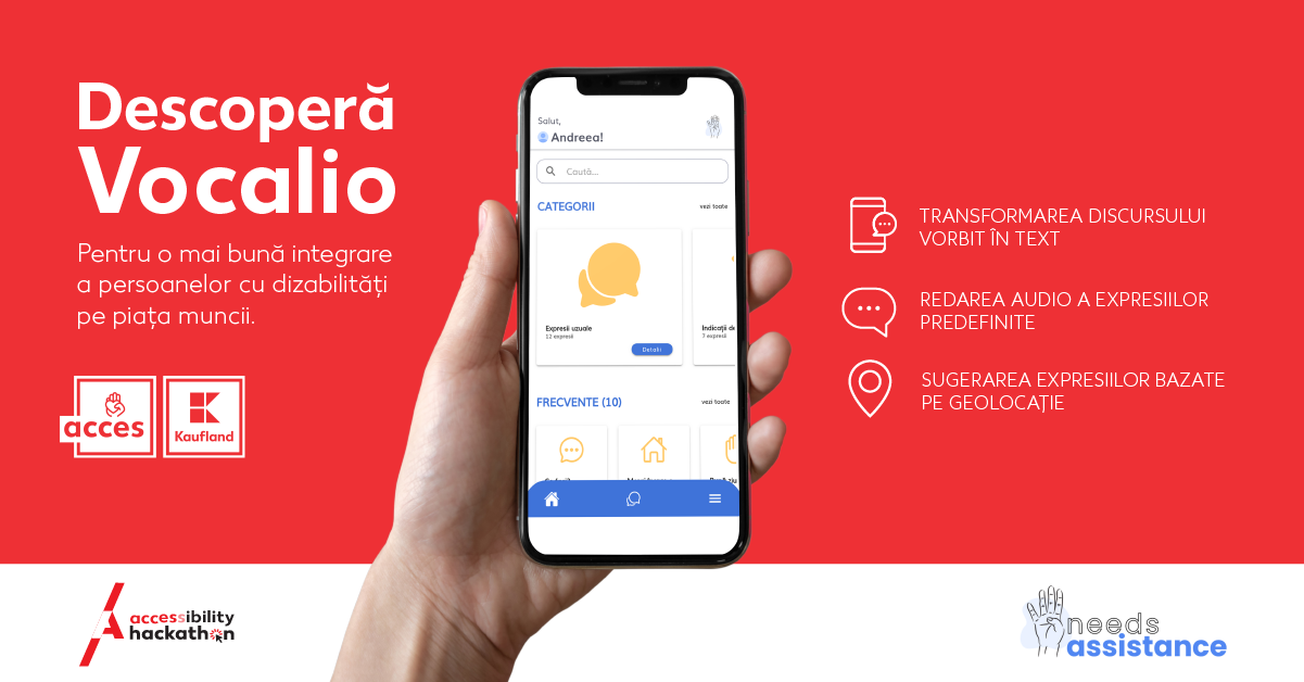Kaufland a lansat aplicația Vocalio