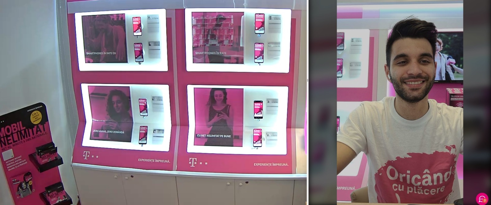 Telekom Romania lansează Live shop, un magazin cu transmisiune live și agent dedicat clienților