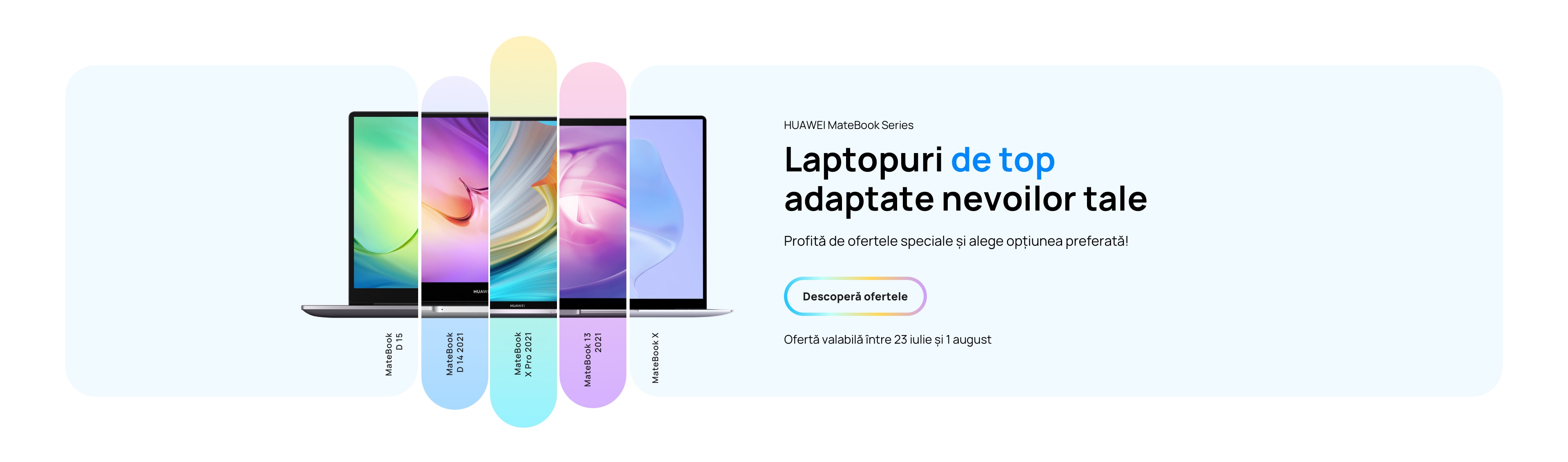 Ofertă laptopuri Huawei