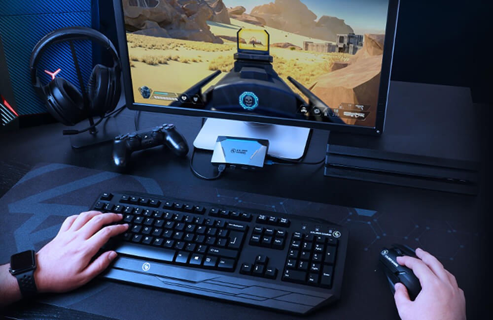KeyMander 2 facilitează jucarea de jocuri de consolă folosind mouse și tastatură, precum și schimbarea controllerelor.