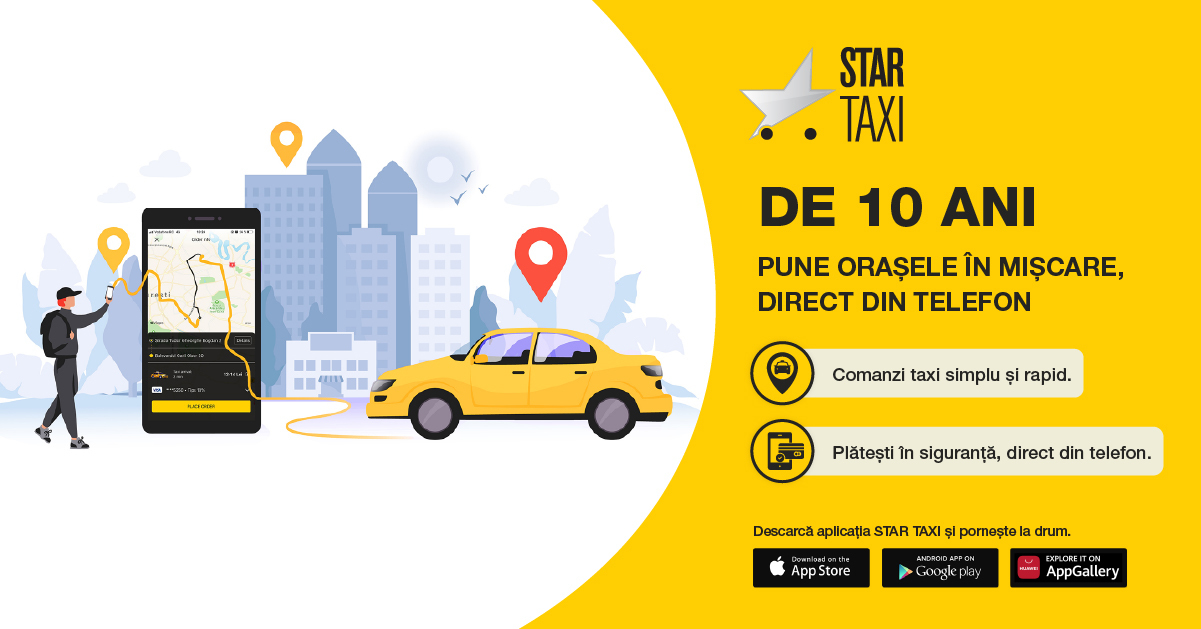 Star Taxi ne împrietenește cu orașul