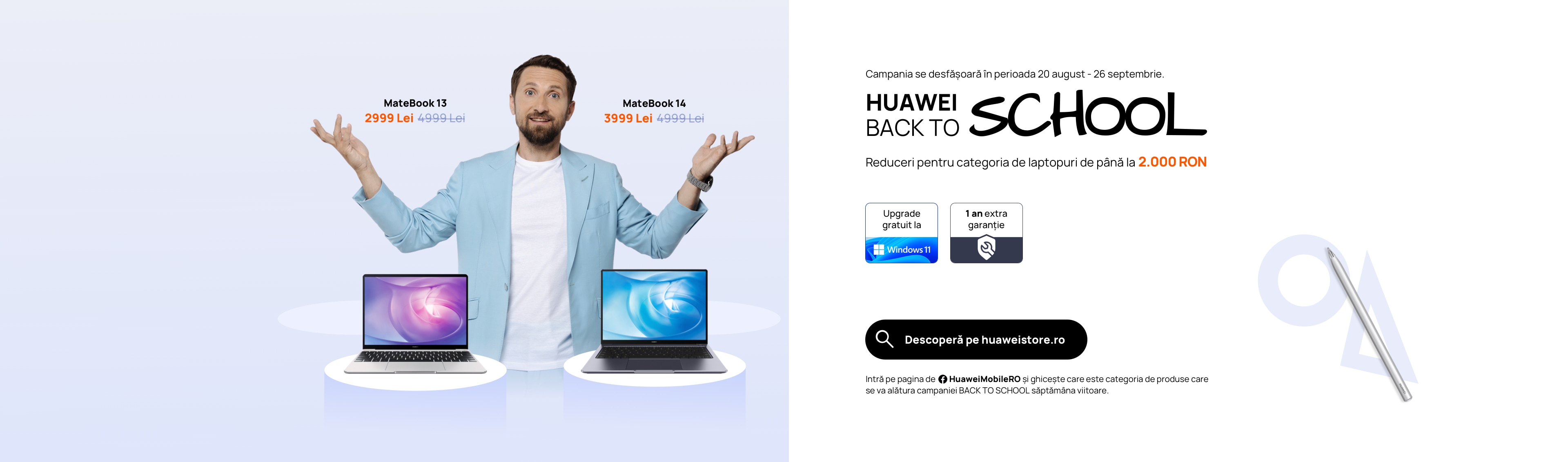 Huawei dă startul campaniei Back To School cu oferte promoționale la numeroase categorii de produse
