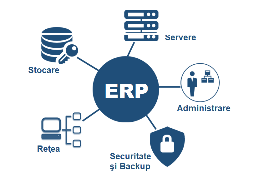 Care sunt cerinţele hardware la implementarea unui sistem ERP