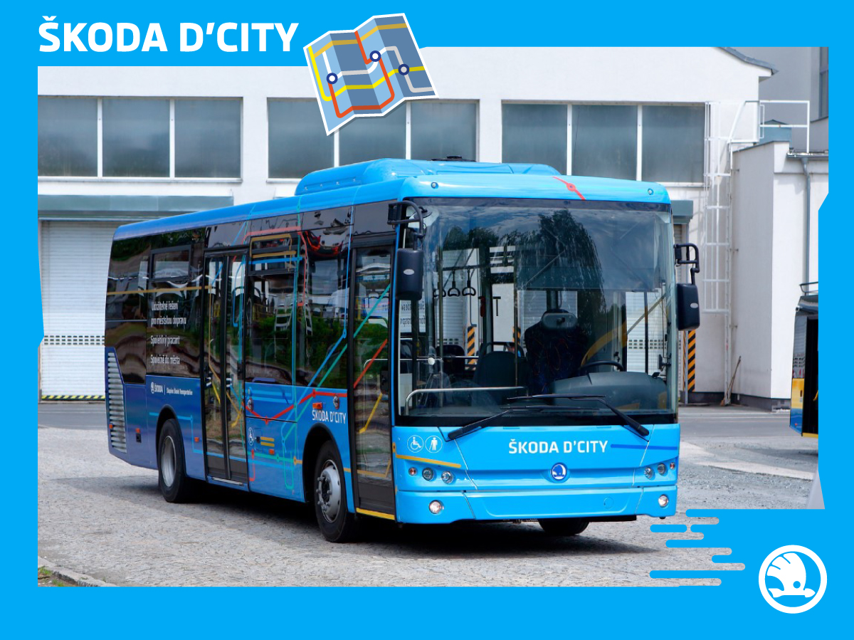 Škoda Transportation a prezentat noul autobuz diesel, Škoda D‘CITY