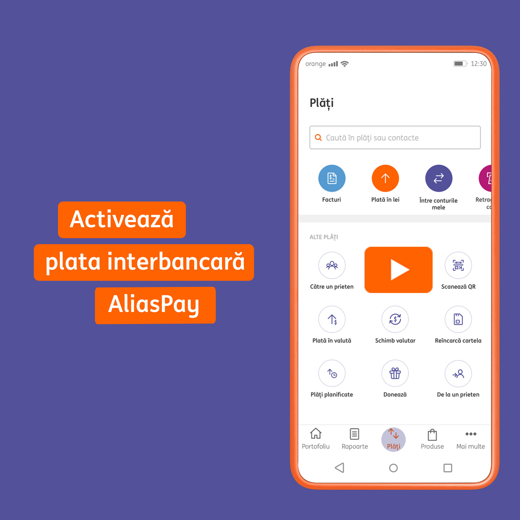 ING Bank România lansează plățile interbancare prin serviciul AliasPay